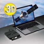 External Blu Ray Drive, USB 3.0 and Type-C Blu Ray Drive Portable Blu Ray DVD/CD/BD Player, 3D Optical Bluray Drive Compatible With Windows XP/7/8/10/11 Macos for Macbook Laptop Desktop