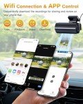 GKU 4K Dash Cam, Built-in WiFi, Dashcam with UHD 2160P, 24H Parking Mode, Night Vision, WDR, 170° Wide Angle, Loop Recording, G-Sensor, Car Camera Dash Cam Includes 64GB SD Card, Supports 256GB Max