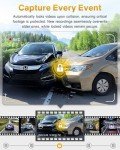 GKU 4K Dash Cam, Built-in WiFi, Dashcam with UHD 2160P, 24H Parking Mode, Night Vision, WDR, 170° Wide Angle, Loop Recording, G-Sensor, Car Camera Dash Cam Includes 64GB SD Card, Supports 256GB Max