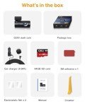 GKU 4K Dash Cam, Built-in WiFi, Dashcam with UHD 2160P, 24H Parking Mode, Night Vision, WDR, 170° Wide Angle, Loop Recording, G-Sensor, Car Camera Dash Cam Includes 64GB SD Card, Supports 256GB Max