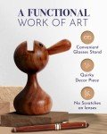 Atlantic Traders Wooden Eyeglass Holder Stand—Handmade Bird-Shaped Glasses Holder—Home Decor, Living Room Decor, Desk Decor—Desk Accessories for Office Desk, Display Stand, Sunglass Organizer