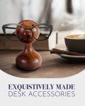 Atlantic Traders Wooden Eyeglass Holder Stand—Handmade Bird-Shaped Glasses Holder—Home Decor, Living Room Decor, Desk Decor—Desk Accessories for Office Desk, Display Stand, Sunglass Organizer