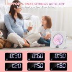 Lvcdodvd CD Player with Bluetooth 5.0 Mini CD Player with Speakers for Home small Hi-Fi Sound CD Music Player with Remote Control LED Display Dust Cover Support FM Radio USB AUX