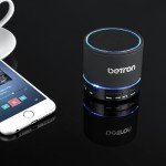 Betron KBS08 Bluetooth Speaker, Wireless, Portable, Mini, Black