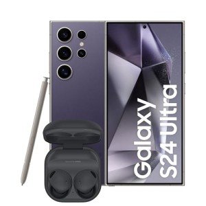 Samsung Galaxy S24 Ultra with Buds2 Pro Earbuds