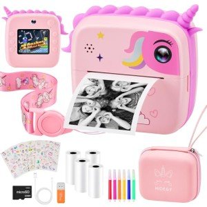Kids Instant Print Camera with Case and Accessories