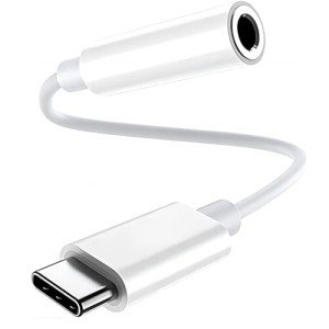 USB C to 3.5mm Headphone Adapter with Hi-Res DAC