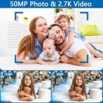 Nolansend 50MP FHD Vlogging Camera with Accessories