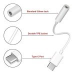 USB C to 3.5mm Headphone Adapter with Hi-Res DAC