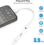 USB C to 3.5mm Headphone Adapter with Hi-Res DAC