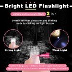 Hion 130dB Rechargeable Personal Alarm with Flashlight