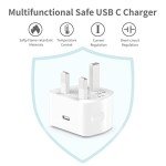 20W USB-C Fast Charger with 6FT Cable