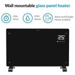 Smart Wifi Glass Panel Heater 1500W - Alexa Ready