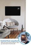 Smart Wifi Glass Panel Heater 1500W - Alexa Ready