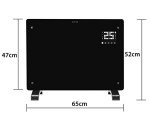 Smart Wifi Glass Panel Heater 1500W - Alexa Ready