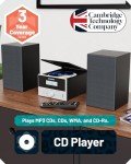 Bluetooth CD Player with Speakers & Remote Control