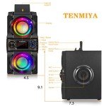Portable 40W Bluetooth Speaker with Colorful Lights