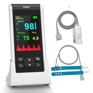 HealthTree Rechargeable Handheld Pulse Oximeter for All Ages