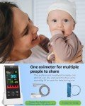 HealthTree Rechargeable Handheld Pulse Oximeter for All Ages