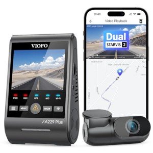 VIOFO A229 Plus Dual 2K Dash Cam with GPS