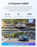 VIOFO A229 Plus Dual 2K Dash Cam with GPS
