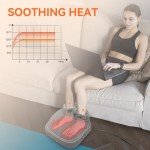 Snailax Shiatsu Foot Massager with Heat & Remote