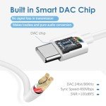 2-Pack USB C to 3.5mm Audio Adapters