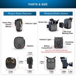Long-Range Wireless Motion Alarm System with 2 Sensors