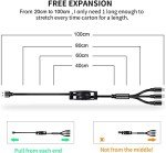 3-in-1 Retractable Fast Charging Cable - 2 Pack