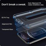 Spigen EZ Fit Tempered Glass for iPhone 12/Pro
