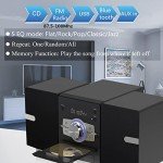 Compact 30W Micro HiFi CD Player with Bluetooth