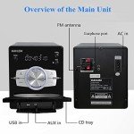 Compact 30W Micro HiFi CD Player with Bluetooth