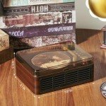 Bluetooth Portable CD Player with Speakers - Retro Style
