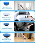 Cordless Electric Spin Scrubber with 8 Brush Heads
