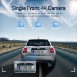 WOLFANG 4K Dual Dash Cam with Night Vision