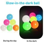 Glow-in-the-Dark Sticky Fidget Balls - 4 Pack