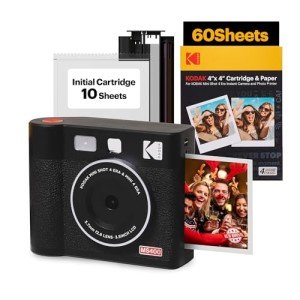 KODAK Mini Shot 4 Instant Camera & Printer Bundle