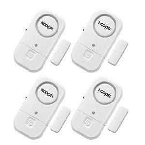 4-Pack 120DB Magnetic Door Window Alarms