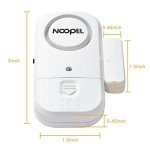 4-Pack 120DB Magnetic Door Window Alarms