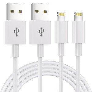 2-Pack 6ft Lightning Charger Cables for Apple