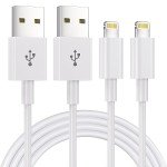 2-Pack 6ft Lightning Charger Cables for Apple
