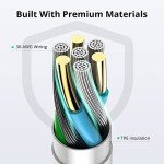 2-Pack 6ft Lightning Charger Cables for Apple