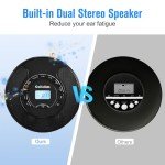 Gelielim Portable CD Player with Bluetooth & Speakers
