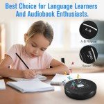 Gelielim Portable CD Player with Bluetooth & Speakers