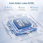 BOSGAME Mini PC with Intel N100, 16GB RAM
