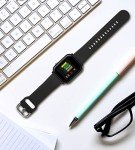 Smart Fitness Watch with Heart Rate & Temperature