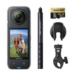 Insta360 X4 Waterproof 8K 360° Action Cam Bundle