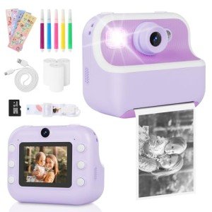 Kids Camera with Instant Print & DIY Accessories