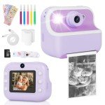 Kids Camera with Instant Print & DIY Accessories