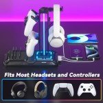 KDD Gaming Controller and Phone Holder with Lights